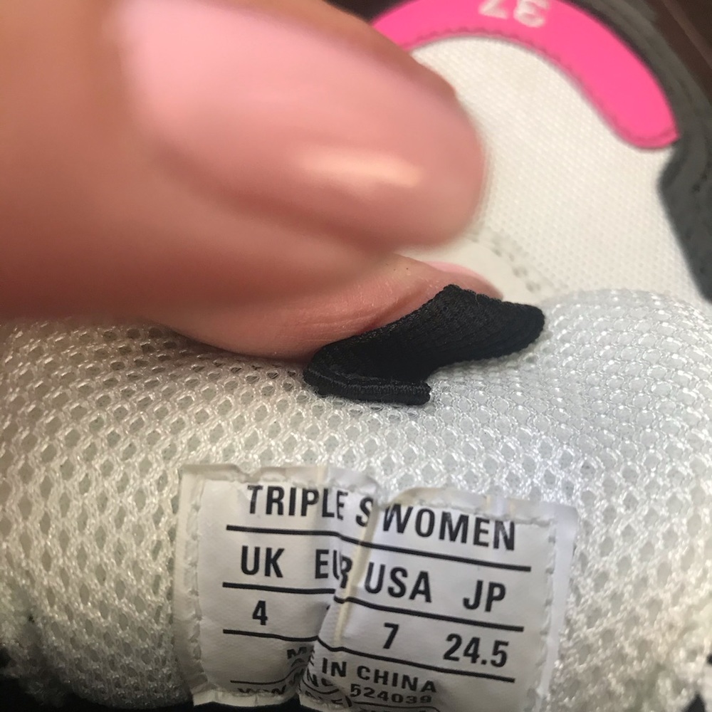 Balenciaga Triple S Sneakers - Black, Pink, Cream - Picture 5 of 16